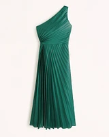 The A&F Giselle Pleated One-Shoulder Maxi Dress