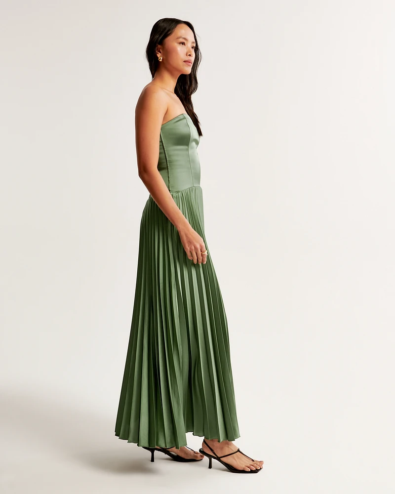 The A&F Giselle Strapless Drop-Waist Maxi Dress