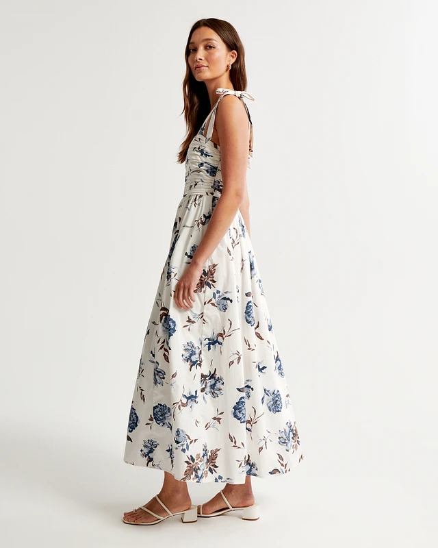 knee length dresses for ladies Emerson Midi Dress | Ivory main image 1