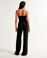 Strapless Premium Crepe Jumpsuit