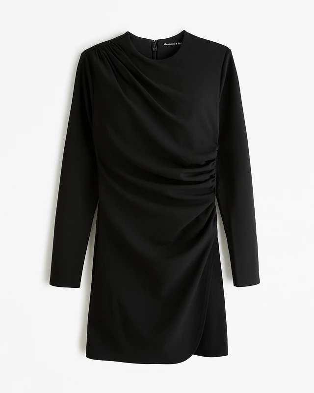 Home | Abercrombie & Fitch Long-Sleeve Draped Mini Dress at Plaza Las  Americas in San Juan, PR