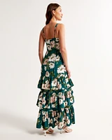 Drama Ruffle Tiered Maxi Dress