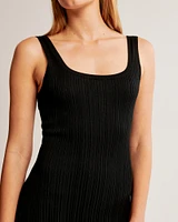 Ribbed Midi Sweater Dress