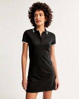 Knit Polo Dress