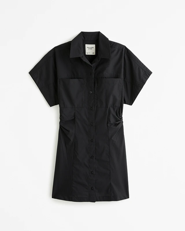 abercrombie short sleeve shirt dress Morgan_Peterson on LTK