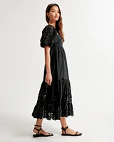 The A&F Emerson Eyelet Midi Dress