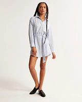 Relaxed Poplin Shirt Dress