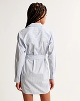 Relaxed Poplin Shirt Dress