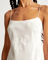 Embellished Slip Mini Dress