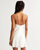 Embellished Slip Mini Dress