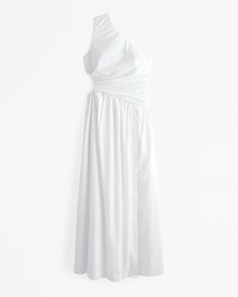 One-Shoulder Cutout Maxi Dress