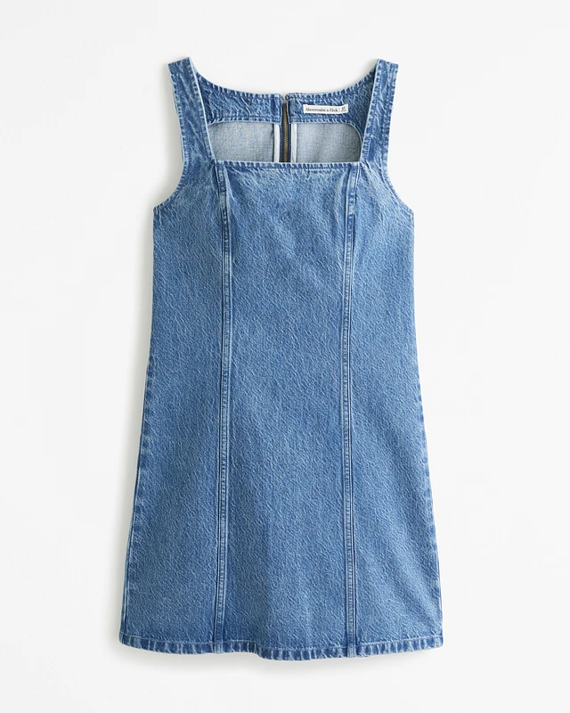 white christmas dresses Vestido tubo de denim main image 0