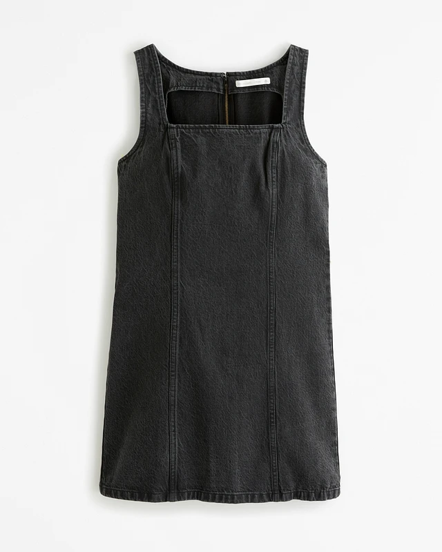 denim country dress The Country Chic Halter Top Denim Dress* – Identity Boutique