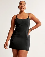 Open-Back Traveler Mini Dress