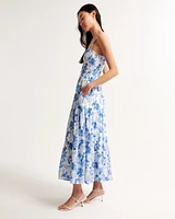 Smocked Bodice Maxi Dress