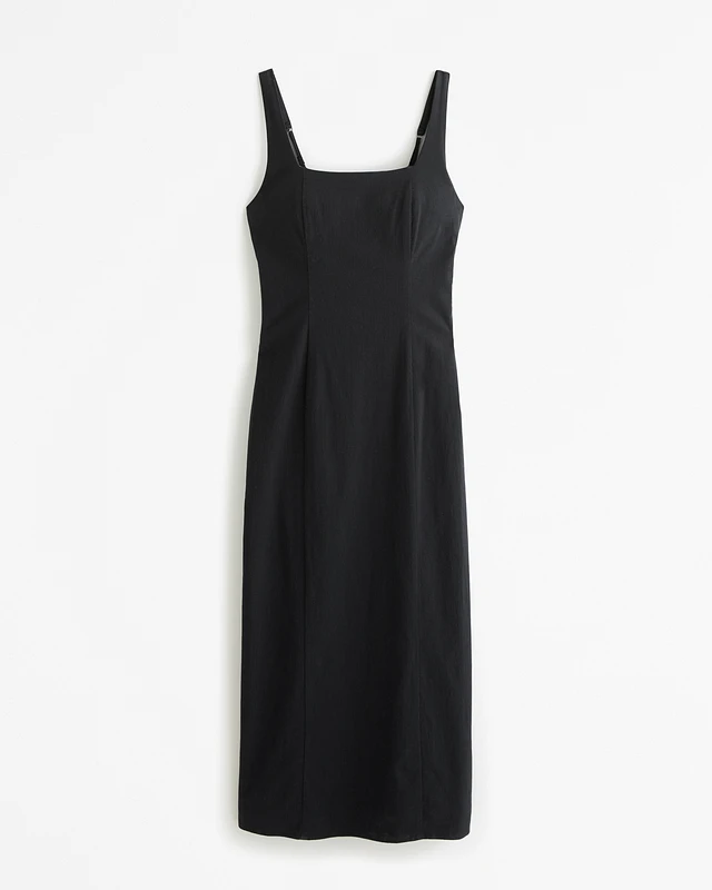 Abercrombie & Fitch Stretch Column Midi Dress | MainPlace Mall Abercrombie & Fitch Stretch Column Midi Dress | MainPlace Mall