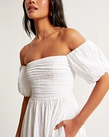 The A&F Emerson Off-The-Shoulder Midi Dress