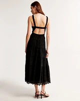 Eyelet Maxi Dress