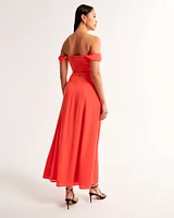 The A&F Camille Off-The-Shoulder Maxi Dress