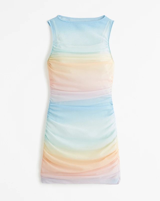 pride mesh dress adidas Originals PRIDE MESH - Jersey dress - multicolor/grey/multi-coloured