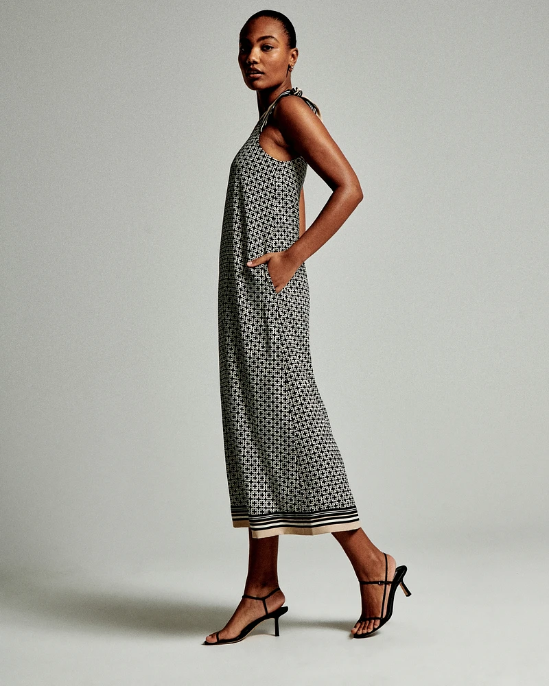 One-Shoulder Midi Dress