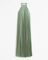 The A&F Giselle Pleated Trapeze Maxi Dress