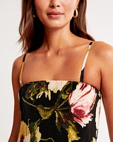 The A&F Giselle Pleat Release Midi Dress