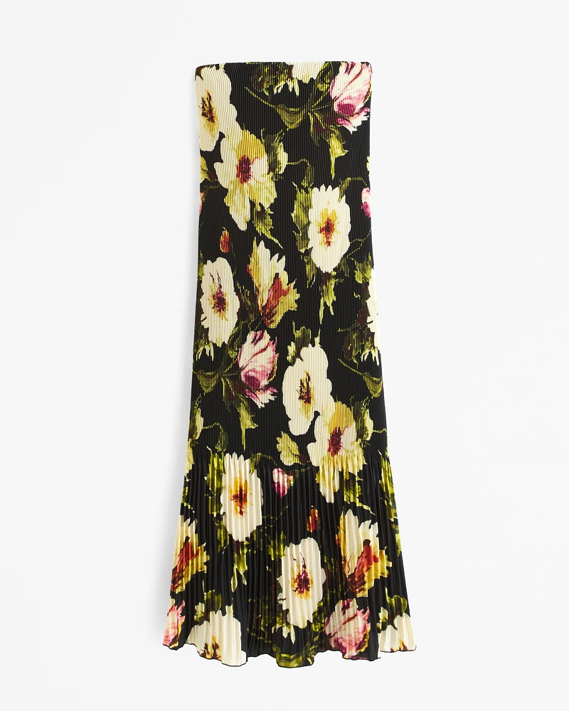 The A&F Giselle Pleat Release Midi Dress