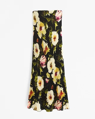 The A&F Giselle Pleat Release Midi Dress