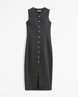 The A&F Mara High-Neck Vest Midi Dress