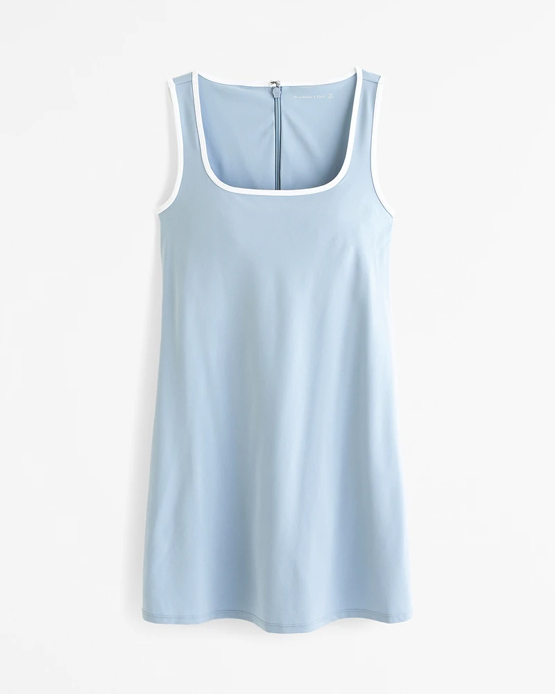 Squareneck Traveler Mini Dress