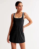 Squareneck Traveler Mini Dress