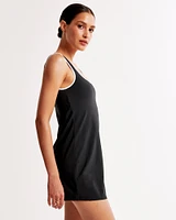 Squareneck Traveler Mini Dress