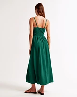 The A&F Emerson Crepe Midi Dress