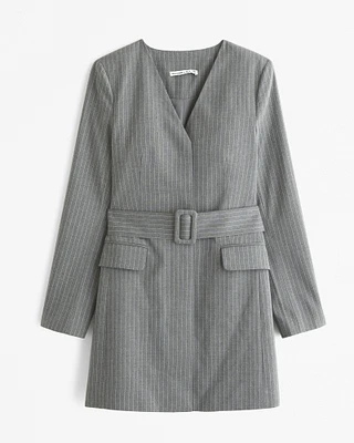 Belted Blazer Mini Dress