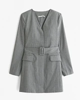 Belted Blazer Mini Dress