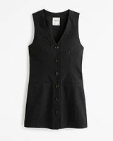 The A&F Mara Linen-Blend Vest Mini Dress