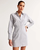 Relaxed Mini Shirt Dress