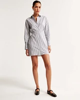 Relaxed Mini Shirt Dress