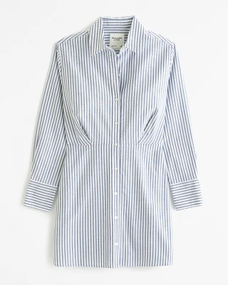 Relaxed Mini Shirt Dress