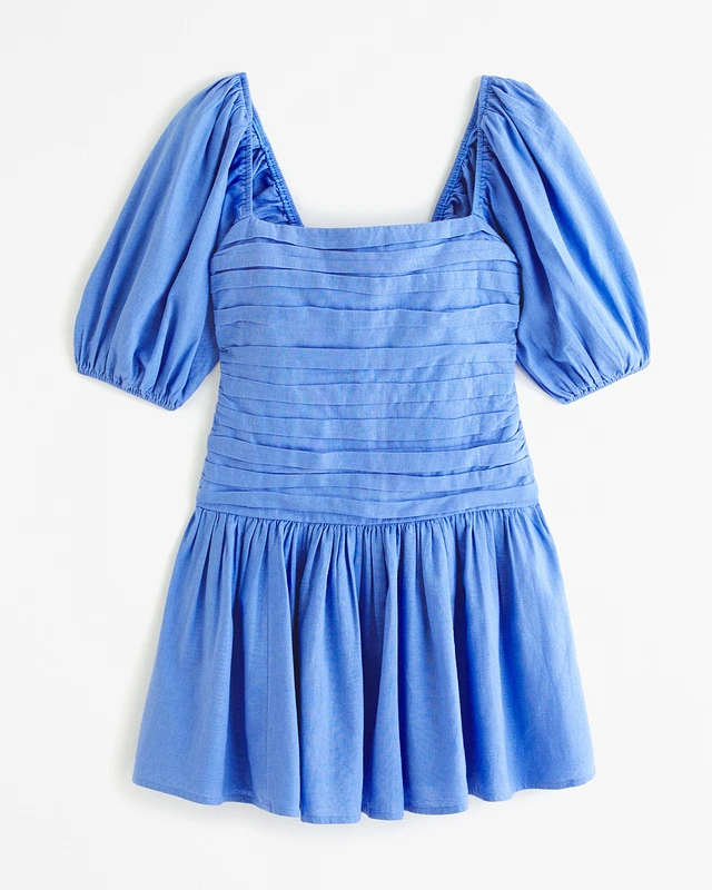sachin and babi light blue dress abercrombie & fitch linen mini dress so flattering