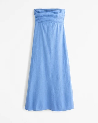 The A&F Emerson Strapless Midi Dress