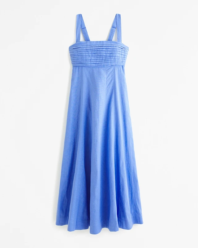 Abercrombie & Fitch The A&F Emerson Fit and Flare Maxi Dress | MainPlace  Mall