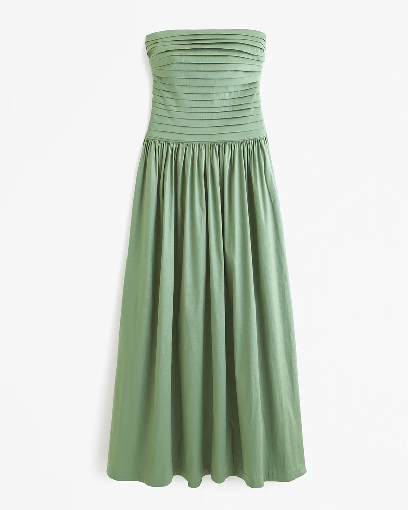 The A&F Emerson Strapless Drop-Waist Maxi Dress
