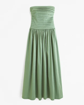 The A&F Emerson Strapless Drop-Waist Maxi Dress