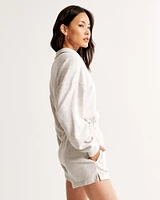 Long-Sleeve Fleece Romper