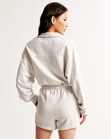 Long-Sleeve Fleece Romper