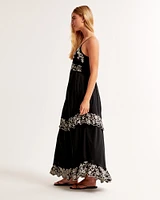 Tiered Ruffle Maxi Dress