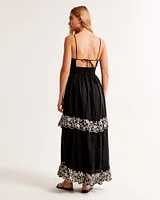 Tiered Ruffle Maxi Dress