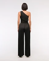 The A&F Giselle Pleated One-Shoulder Jumpsuit